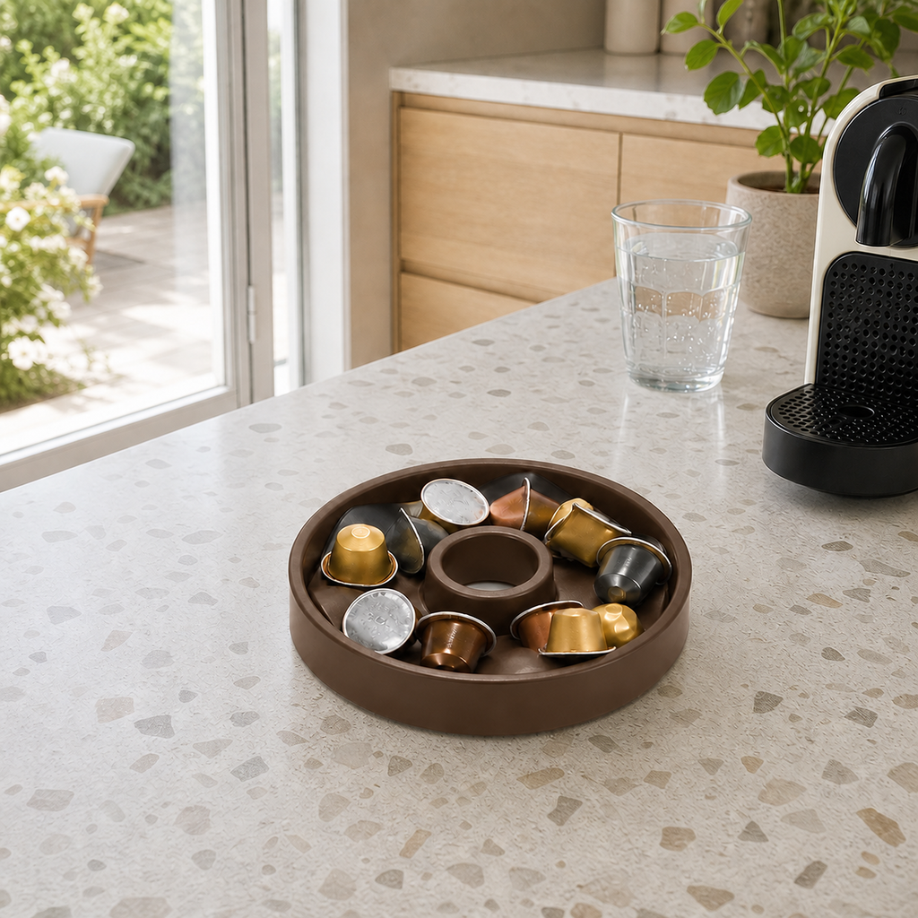 Mosso Universal Coffee Capsule Holder - Brown