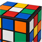 Retro Cube Coffee Table – multicolor detail close up