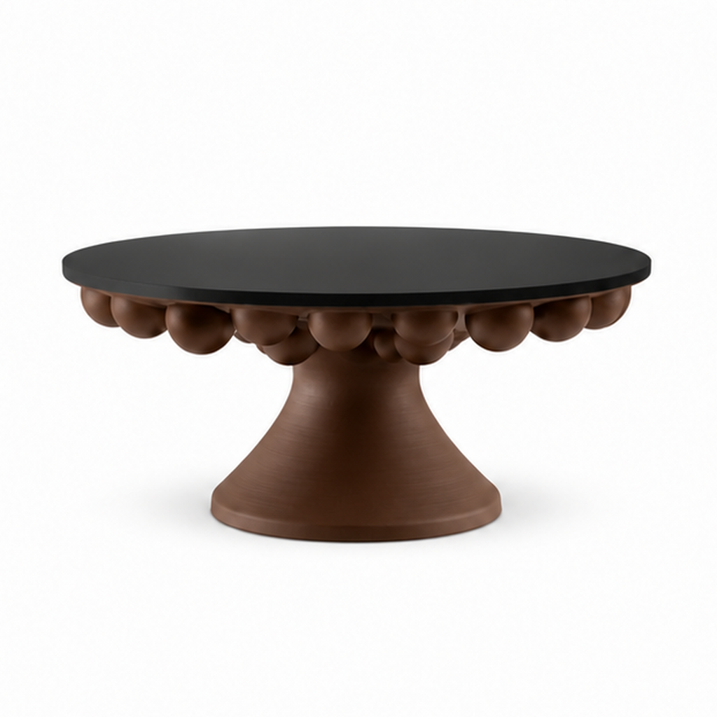 Numana Cake Stand (plexiglas) - Brown
