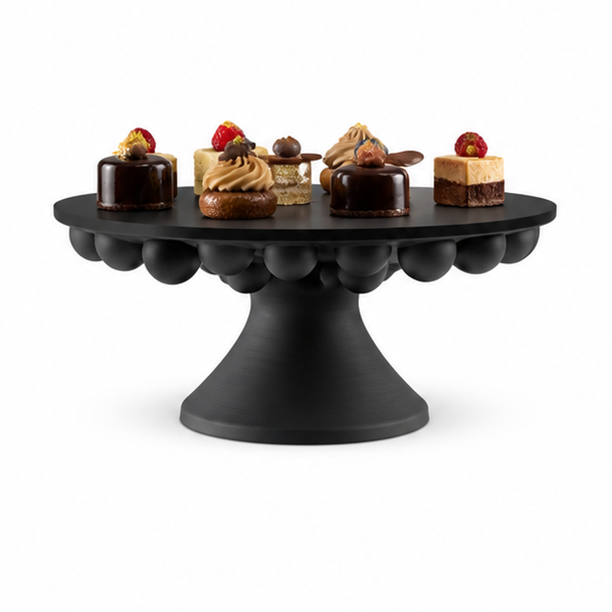 Numana Cake Stand (plexiglas) - Black