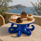 Octopus Cake Stand - Royal Blue