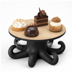 Octopus Cake Stand - Black