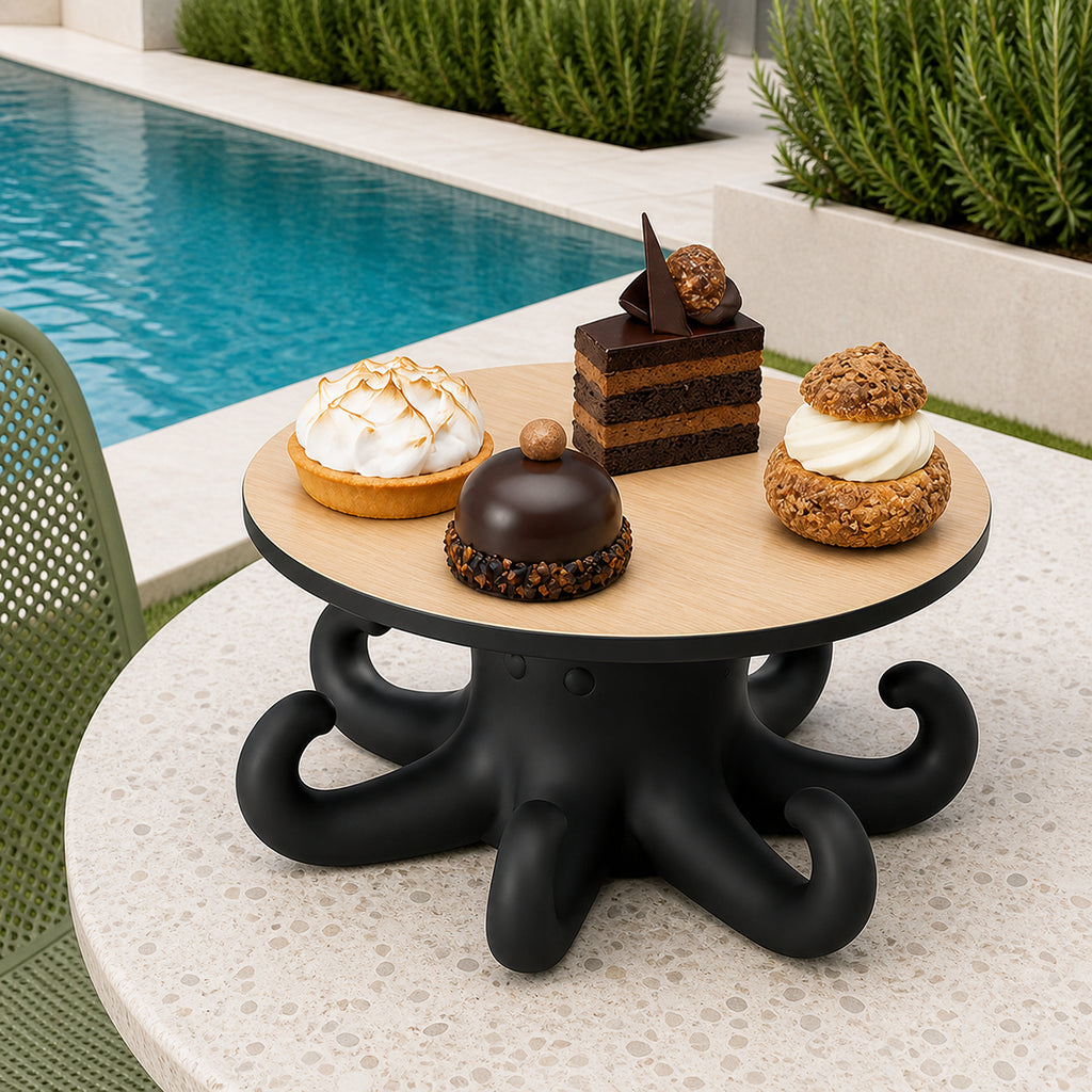 Octopus Cake Stand - Black