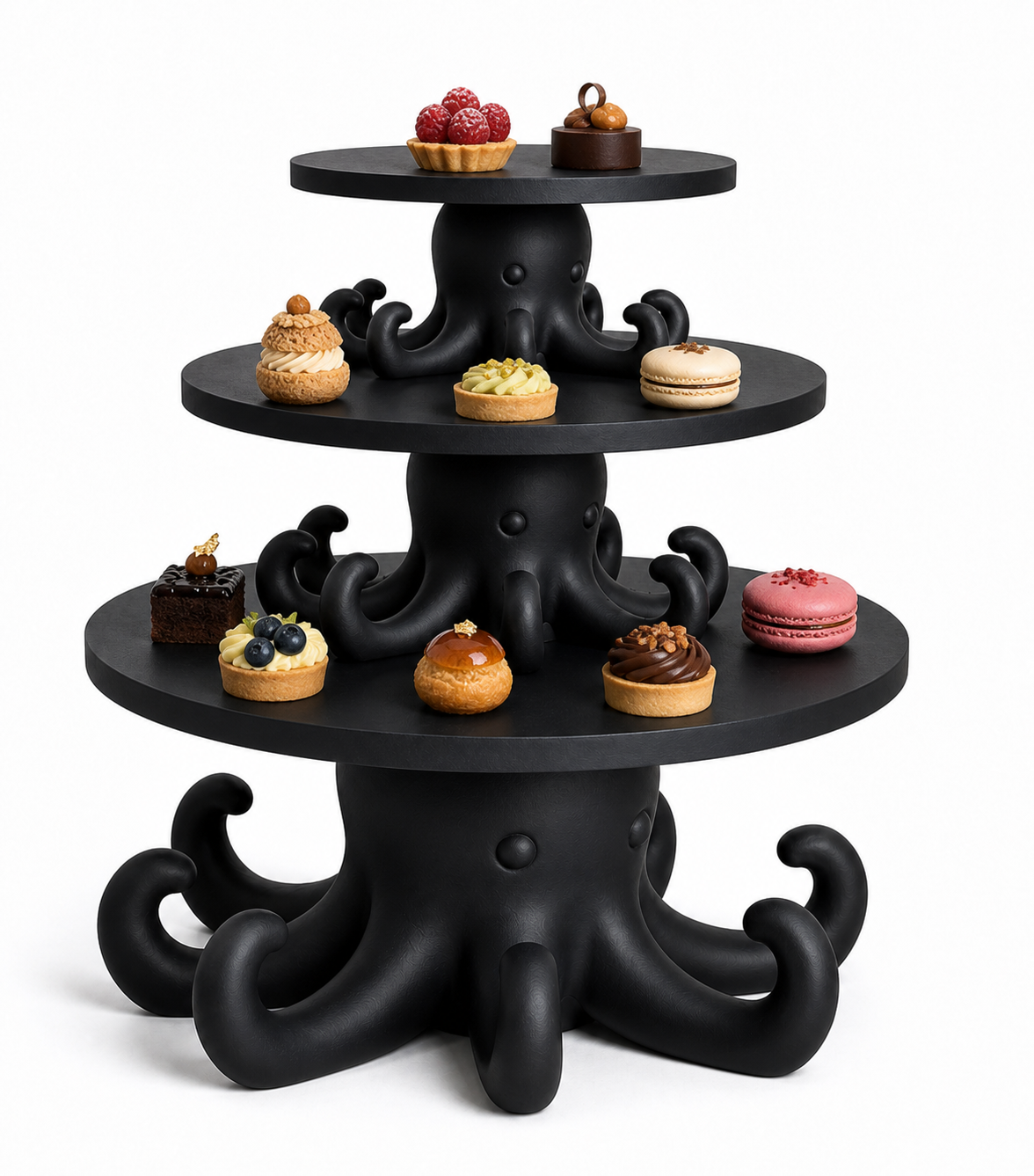 Octopus Etagère - Black