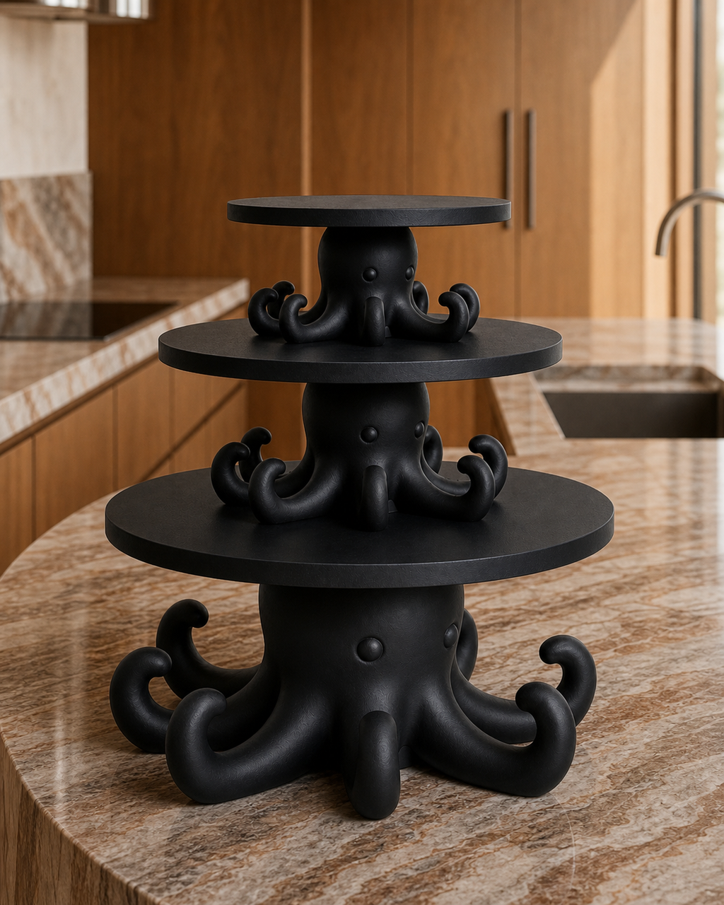 Octopus Etagère - Black