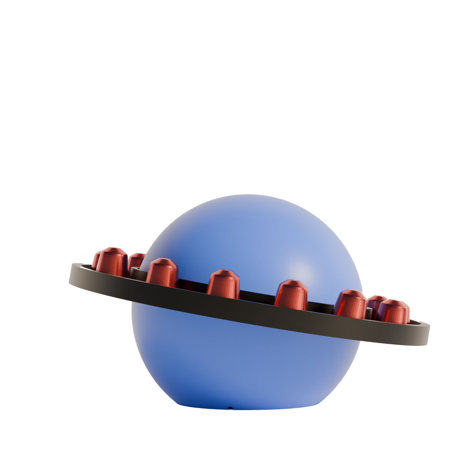 Fiastra Orbit Nespresso Capsule Holder - Blue - orbit blauw vooraanzicht 1