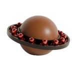 Fiastra Orbit Nespresso Capsule Holder - Brown - orbit bruin schuin vooraanzicht 1