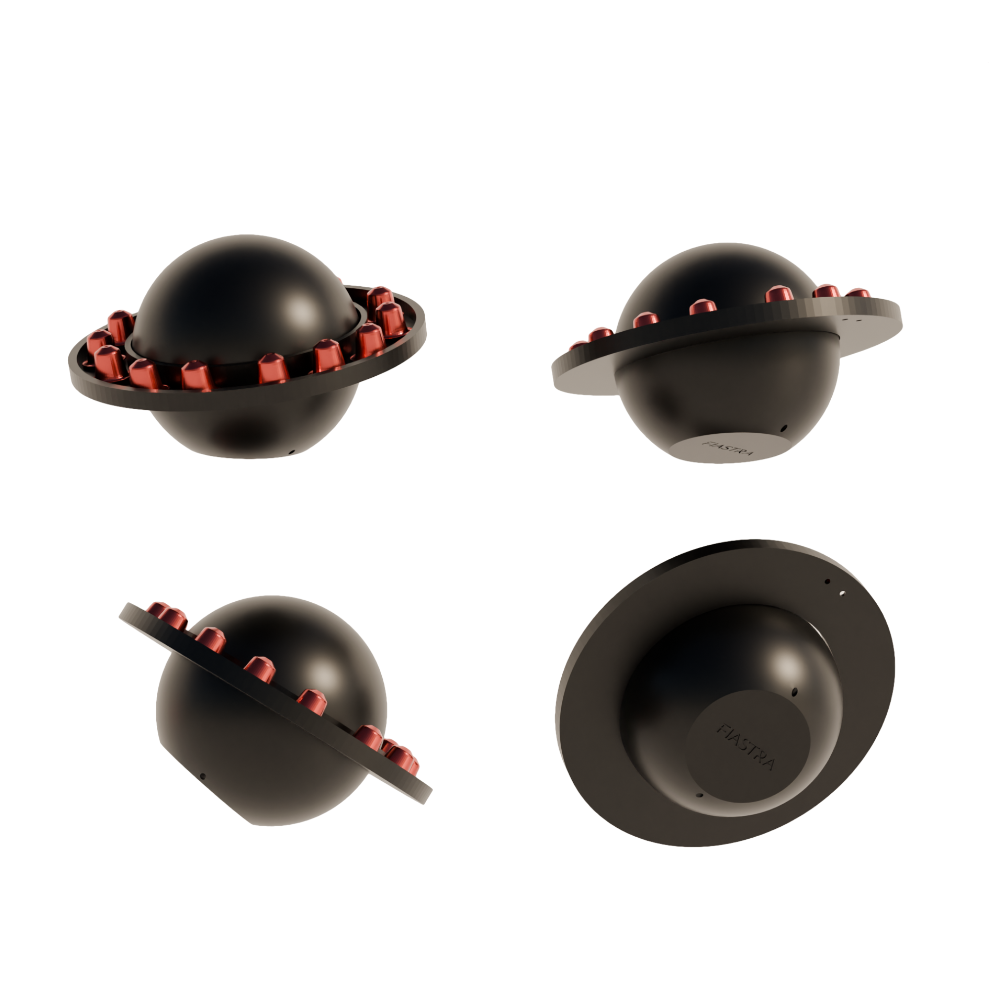 Fiastra Orbit Nespresso Capsule Holder - Black - orbit zwart meerdere aanzichten 1
