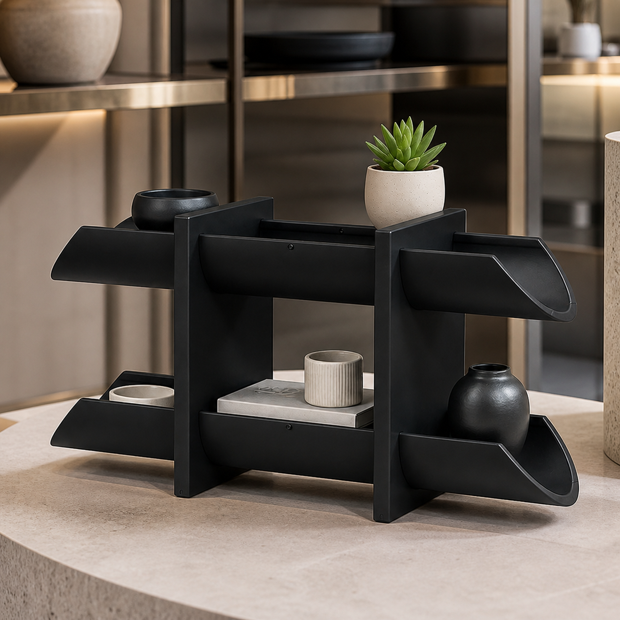 Palermo Etagere - Black
