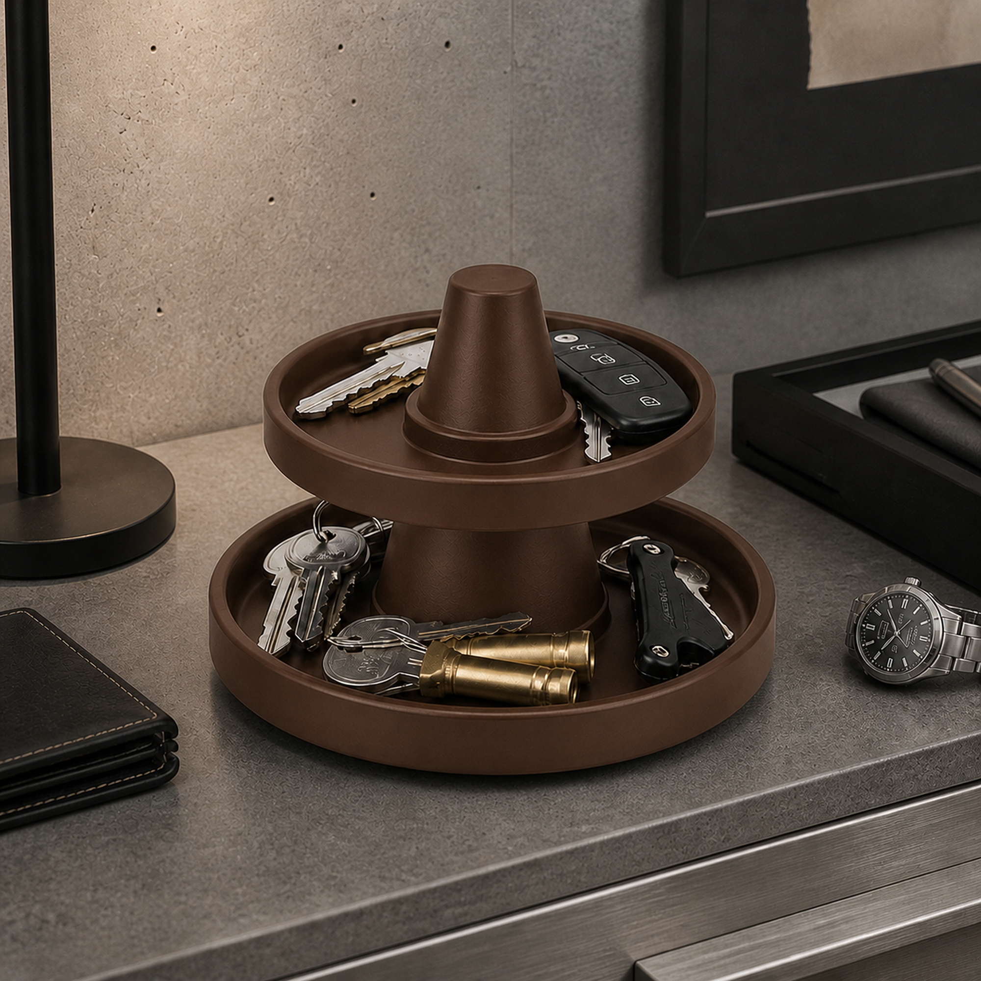 Pion Sleutel Organizer - Brown