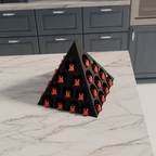 Fiastra Pyramid Nespresso Capsule Organizer - Black - pyramid zwart sfeerbeeld keuken 2