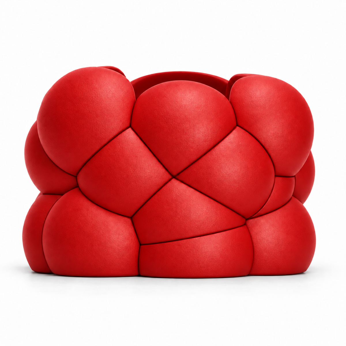 Bollare Fruit Bowl – red front empty bollare fruit bowl