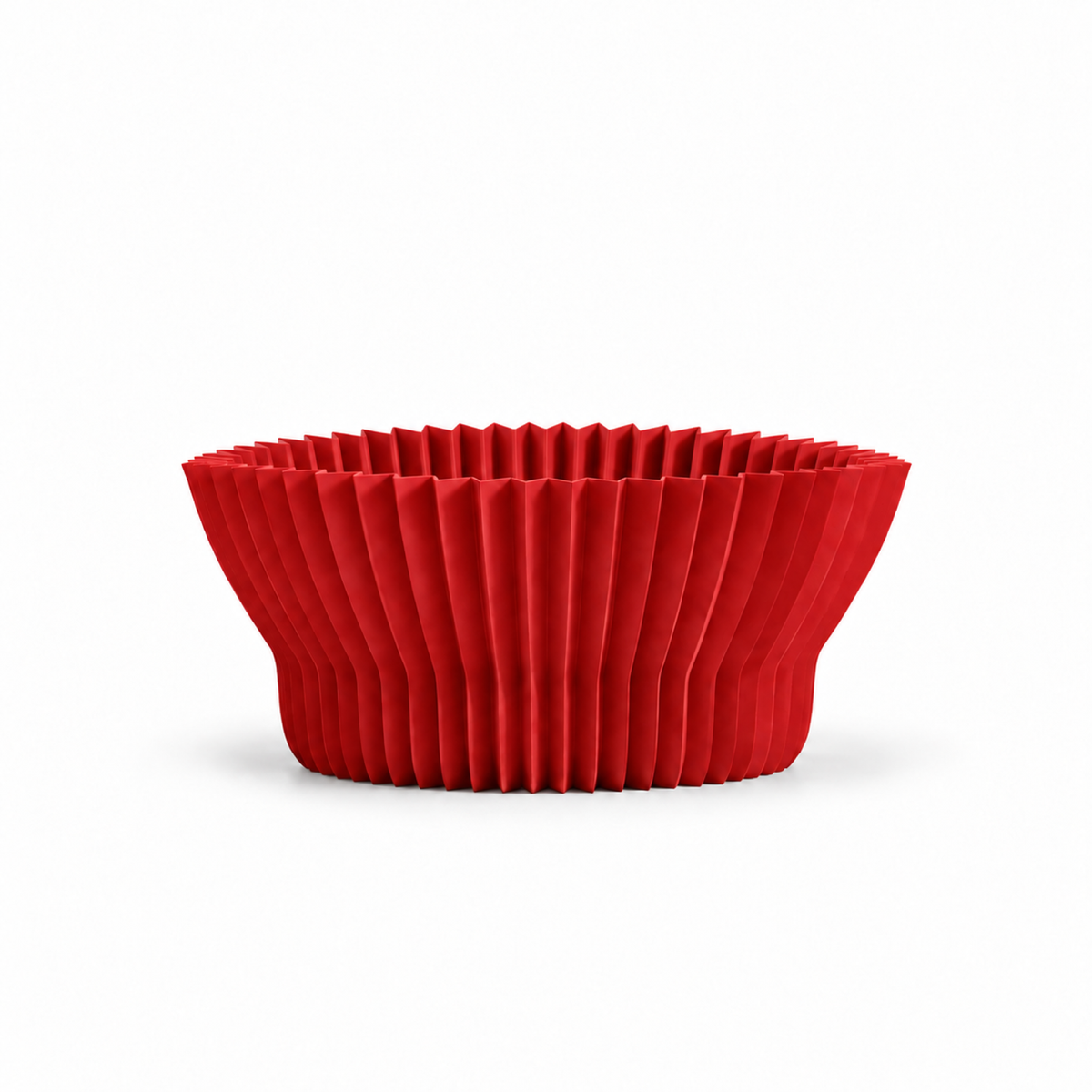 Cortona fruit bowl – Red front empty