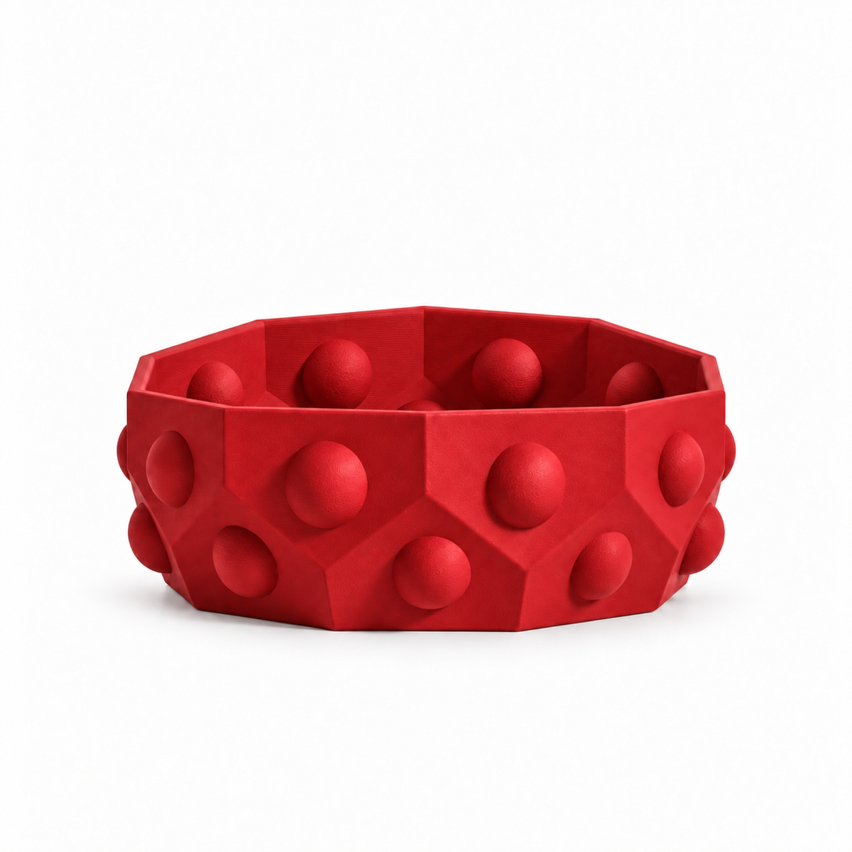 Numana Fruit Bowl – Red front empty