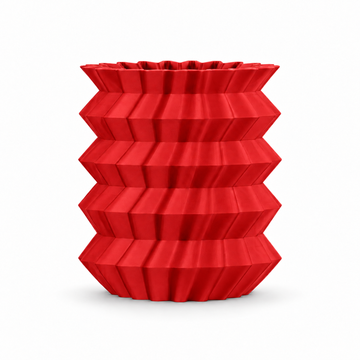 Amandera Vase Large – red front view amandera vase large