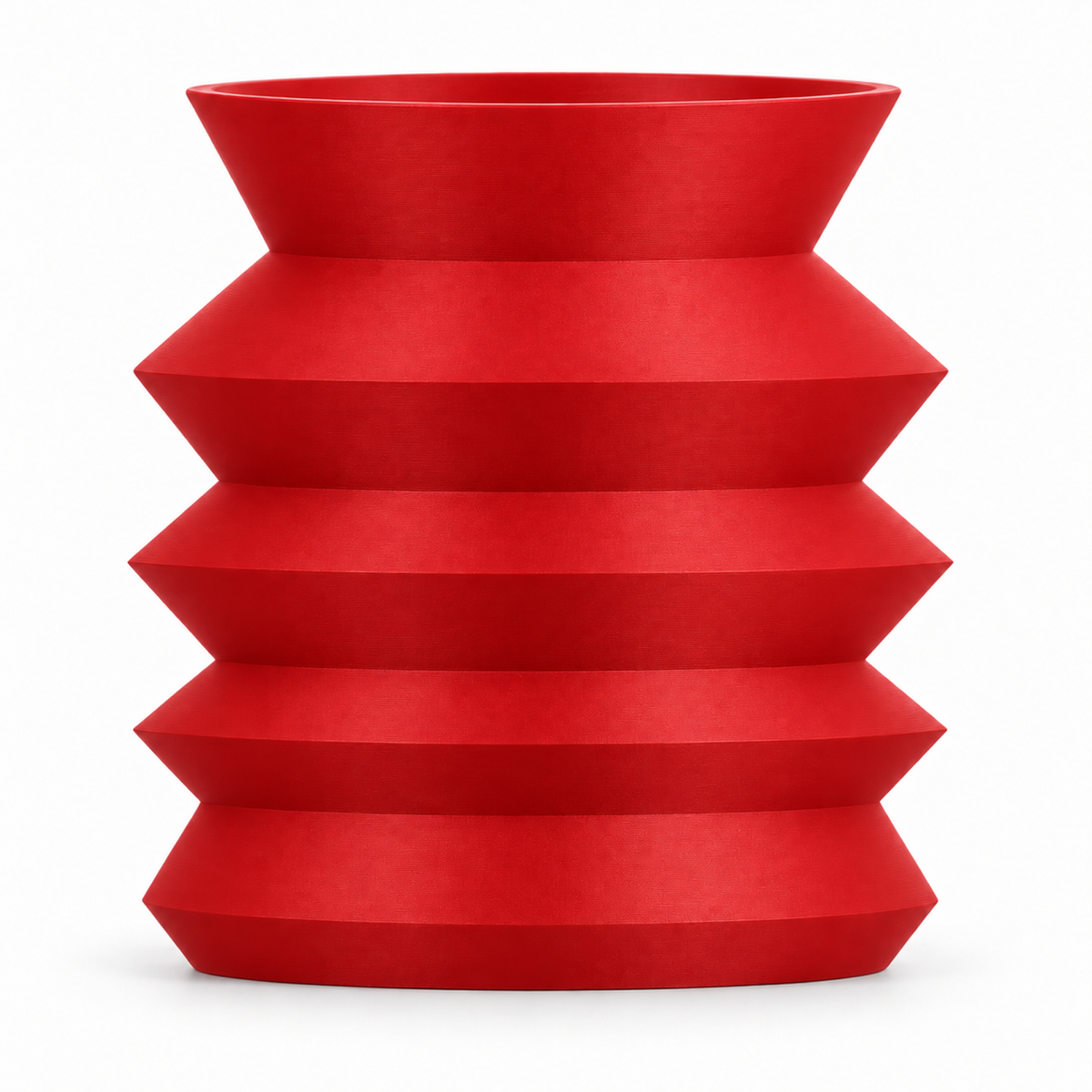 Bresivelle Vase Medium – red front view bresivelle vase