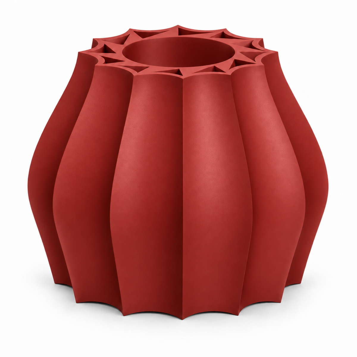Marovique Pen Holder – red front view marovique pen holder