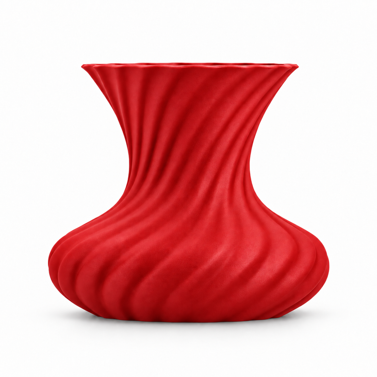 Molisara Vase Medium – red front view molisara vase