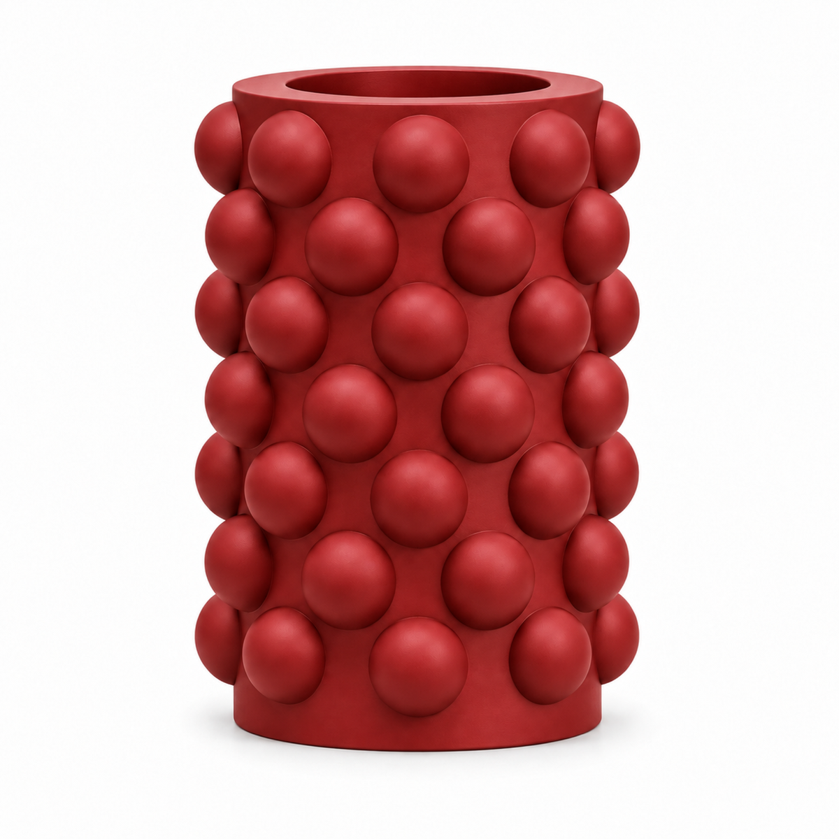 Numarelle Vase Large – red front view numarelle vase large