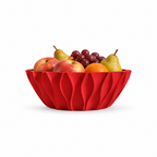 Bolognola fruit bowl white – Red front with fruit