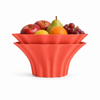 Corridonia Fruit Bowl – Red front with fruit