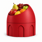 Cupola Fruit Bowl – red front with fruit cupola fruit bowl