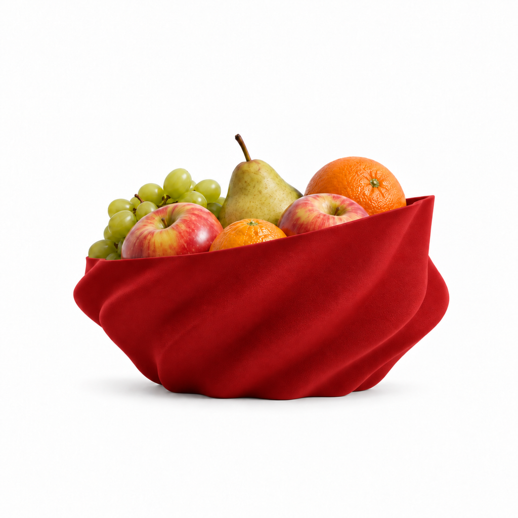 Montepulciano fruit bowl – Red front with fruit
