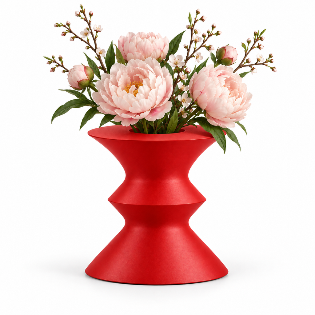 Valenora Vase Medium – red functional flowers valenora vase