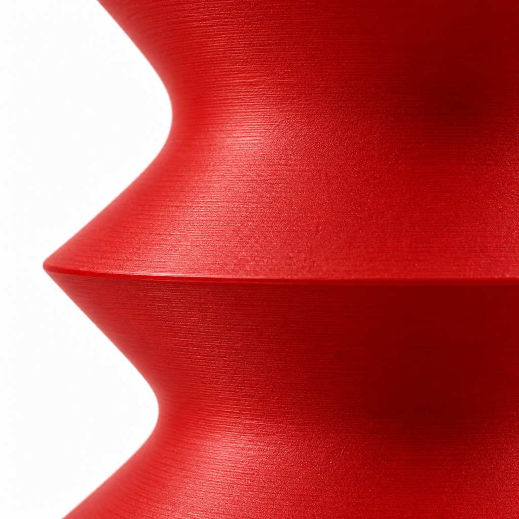 Valenora Vase Medium – red macro structure valenora vase