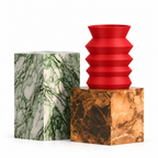 Bresivelle Vase Medium – red signature marble bresivelle vase