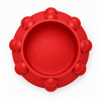 Conerelle Fruit Bowl – red top empty conerelle fruit bowl