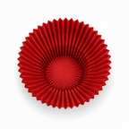 Cortona fruit bowl – Red top empty