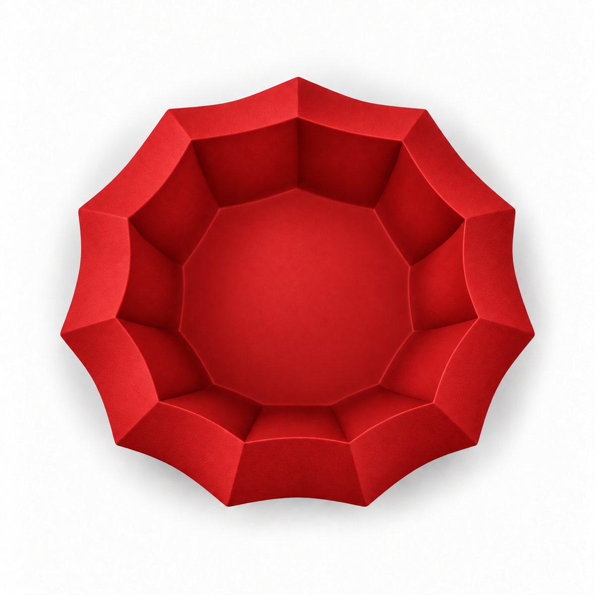Manarola fruit bowl – Red top empty