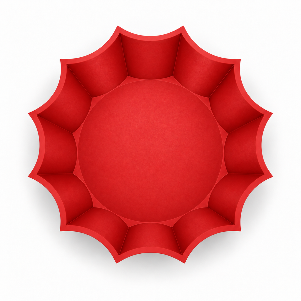 Marovique Fruit Bowl – red top empty marovique fruit bowl