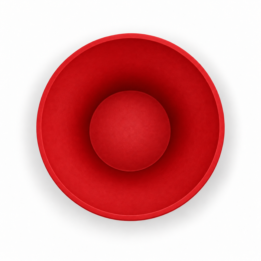 Montefioralle fruit bowl red edition – Red top empty