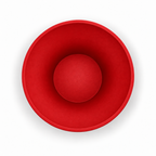 Montefioralle fruit bowl red edition – Red top empty
