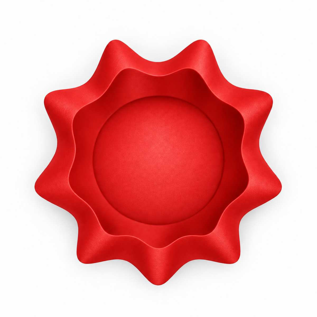 Montelara Fruit Bowl – red top empty montelara fruit bowl