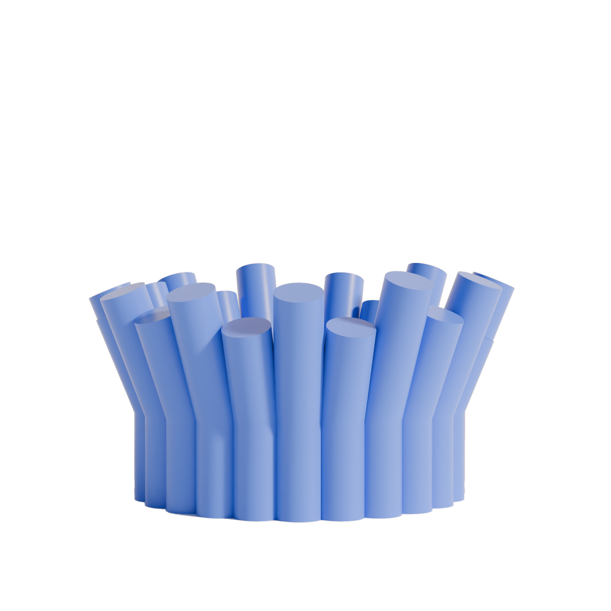 Fiastra Rivolo Fruit Bowl - Blue - rivolo fruitschaal blauw studio 1