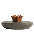 Fiastra Rivolo Fruit Bowl - Brown - rivolo fruitschaal bruin sfeerbeeld sokkel 1