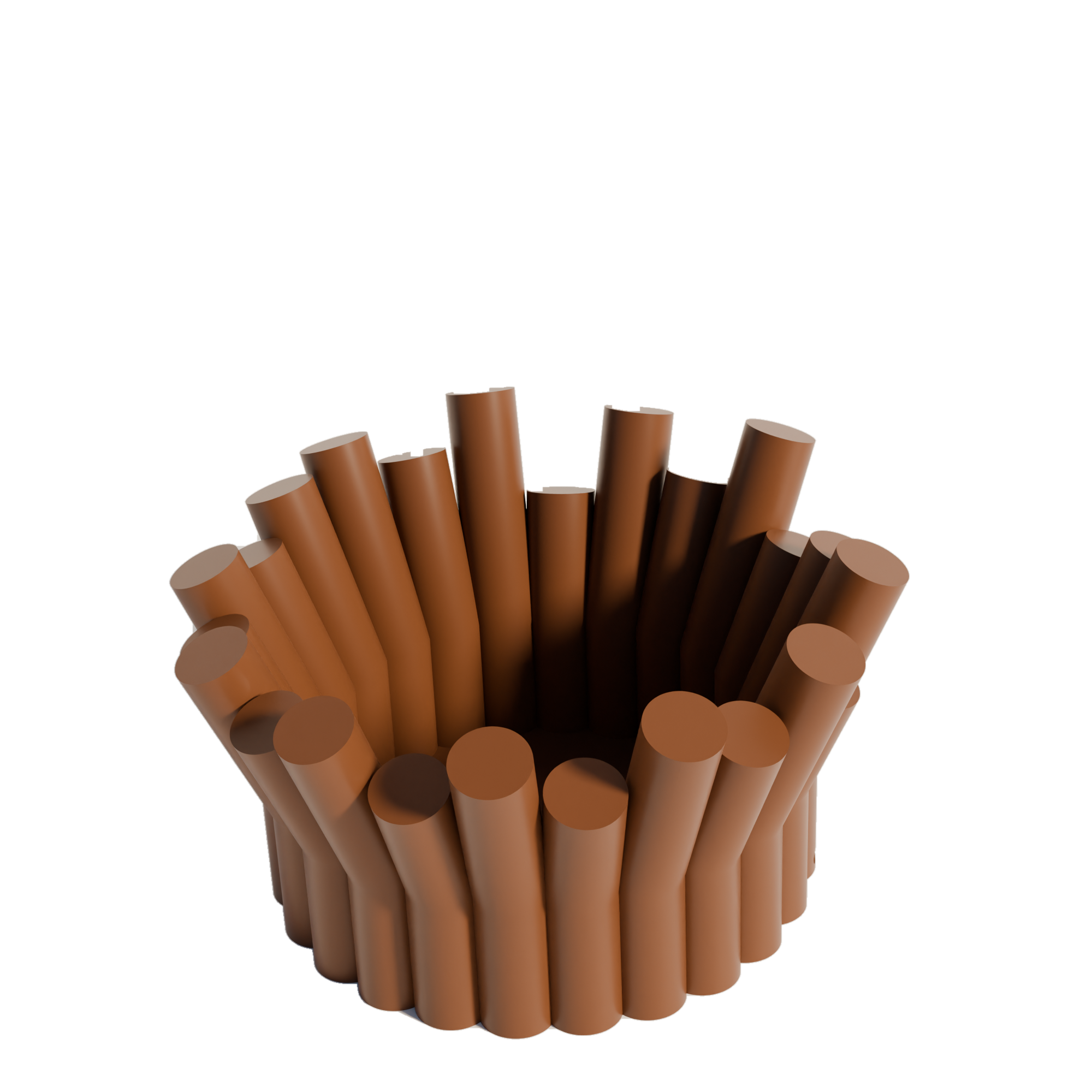 Fiastra Rivolo Fruit Bowl - Brown - rivolo fruitschaal bruin studio 2