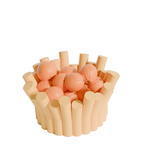 Fiastra Rivolo Fruit Bowl - Yellow - rivolo fruitschaal geel met fruit 2