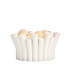 Fiastra Rivolo Fruit Bowl - White - rivolo fruitschaal wit met fruit 1