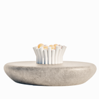 Fiastra Rivolo Fruit Bowl - White - rivolo fruitschaal wit sfeerbeeld sokkel 1