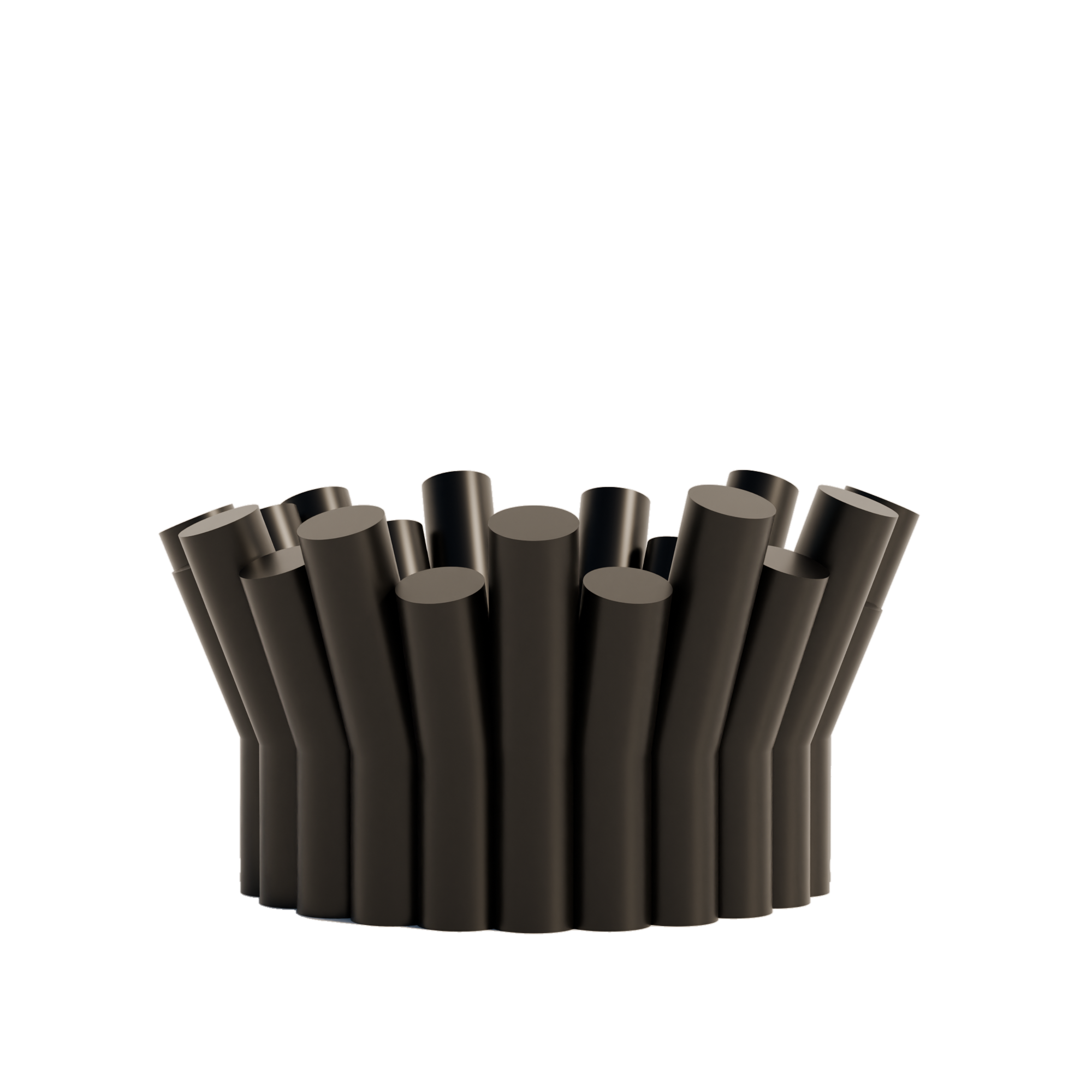 Fiastra Rivolo Fruit Bowl - Black - rivolo fruitschaal zwart studio 1