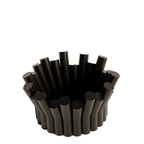 Fiastra Rivolo Fruit Bowl - Black - rivolo fruitschaal zwart studio 2