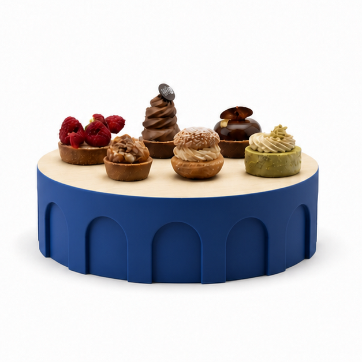 Romano Cake Stand - Royal Blue