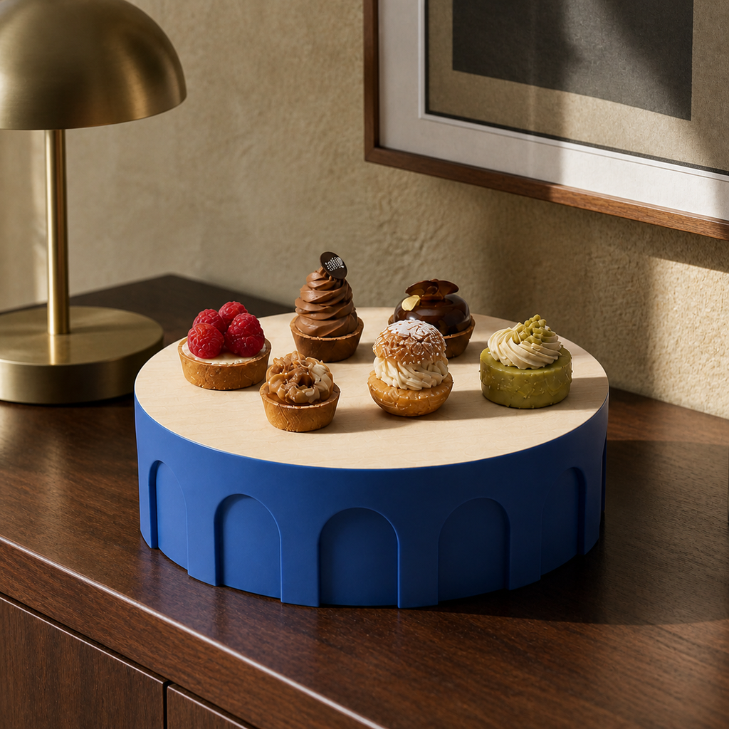Romano Cake Stand - Royal Blue