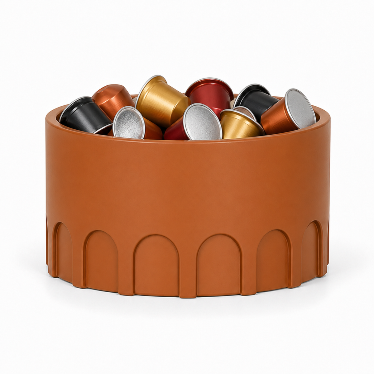 Romano Universal Coffee Capsule Holder - Brown