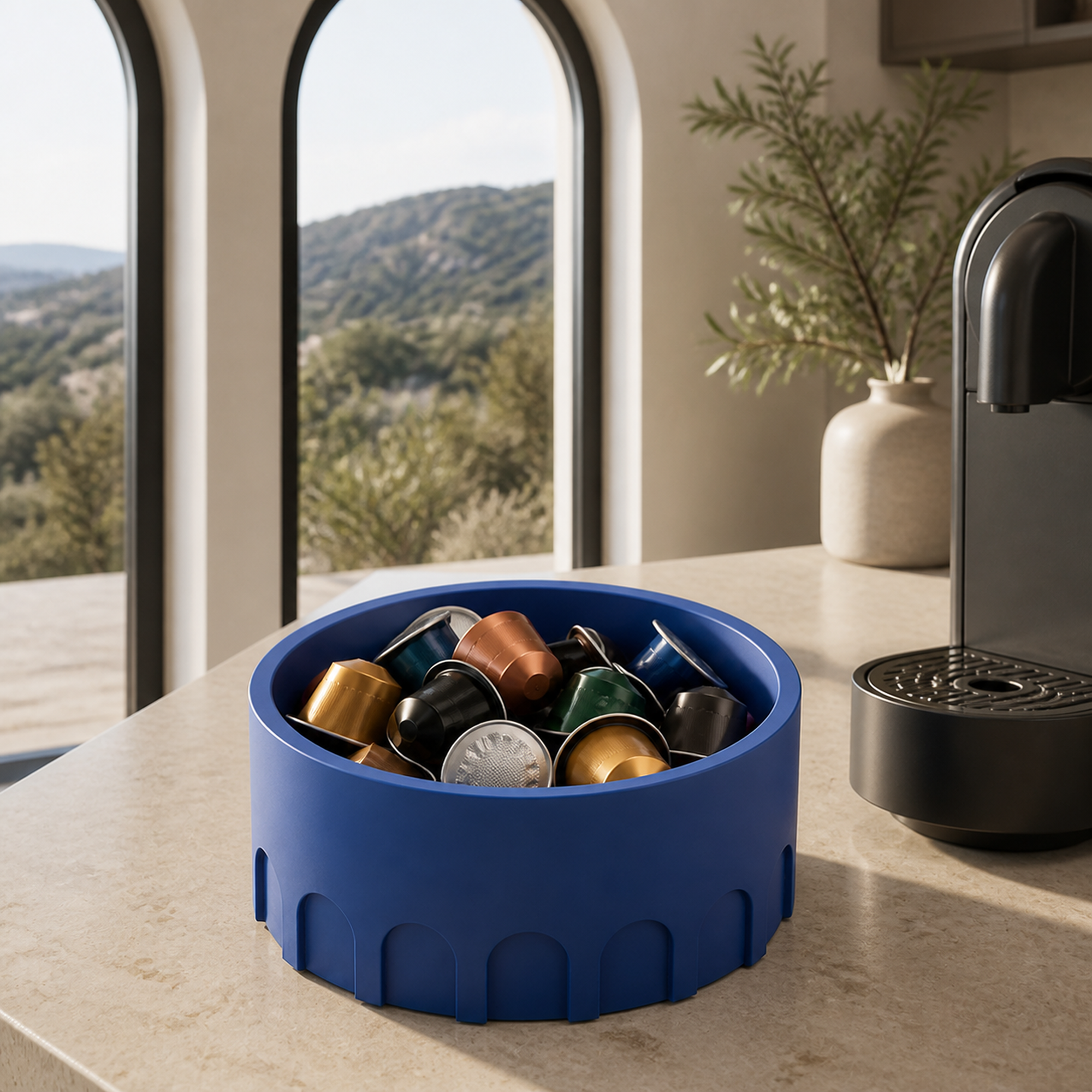 Romano Universal Coffee Capsule Holder - Royal Blue