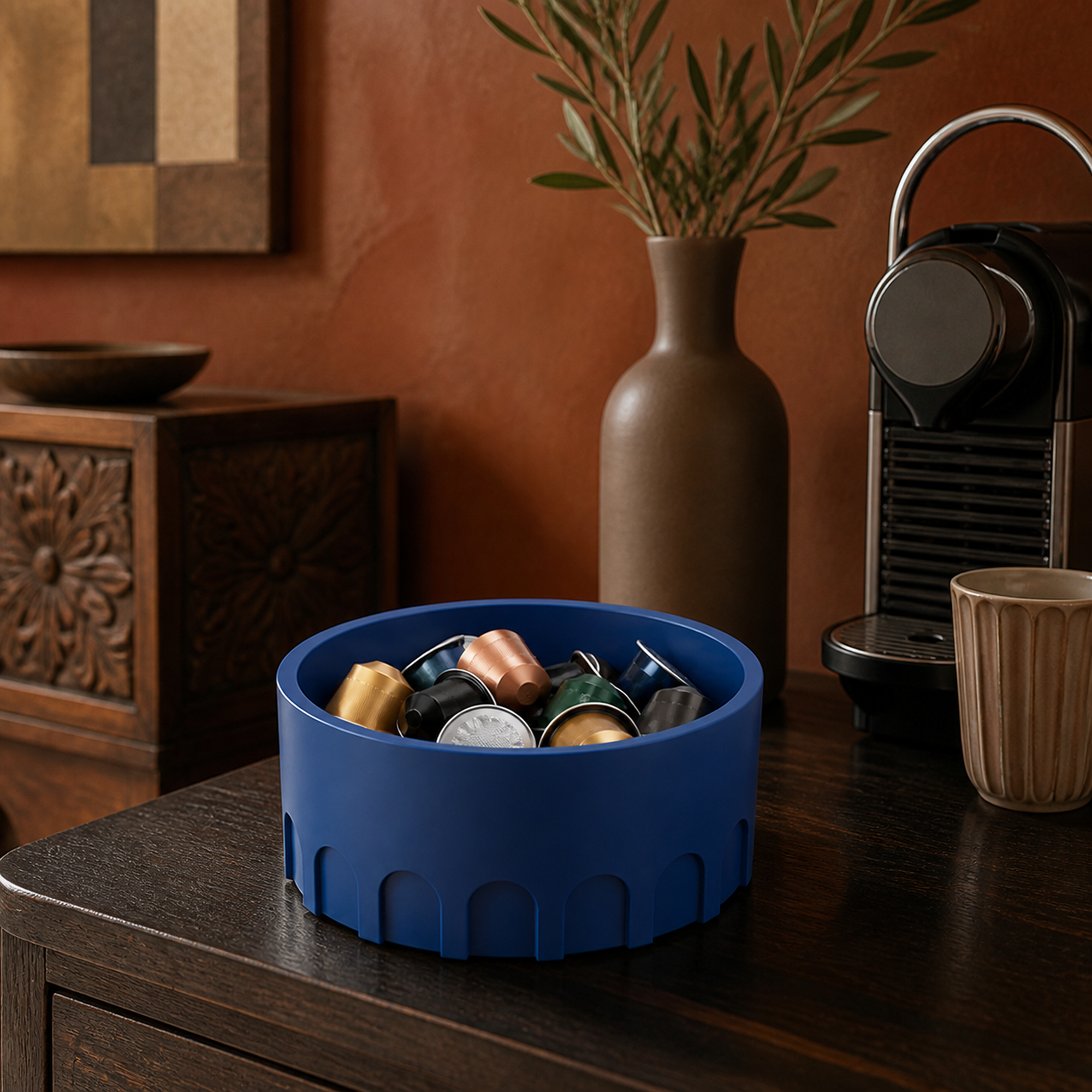 Romano Universal Coffee Capsule Holder - Royal Blue
